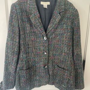 Appleseed's Colorful Tweed Blazer